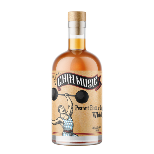 Chin Music Peanut Butter Cup flavoured Whisky 750ML (includes GST + deposit)